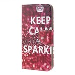 Capa Samsung Galaxy A10 Keep Calm and Sparkle