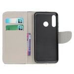 Capa Huawei P Néons Borboletas Smart Z Capa Huawei P Néons Borboletas Smart Z