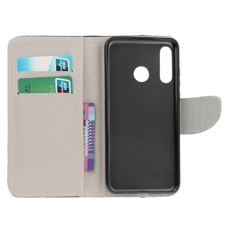 Capa Huawei P Néons Borboletas Smart Z Capa Huawei P Néons Borboletas Smart Z