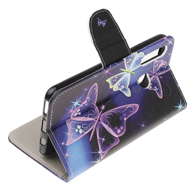 Capa Huawei P Néons Borboletas Smart Z Capa Huawei P Néons Borboletas Smart Z