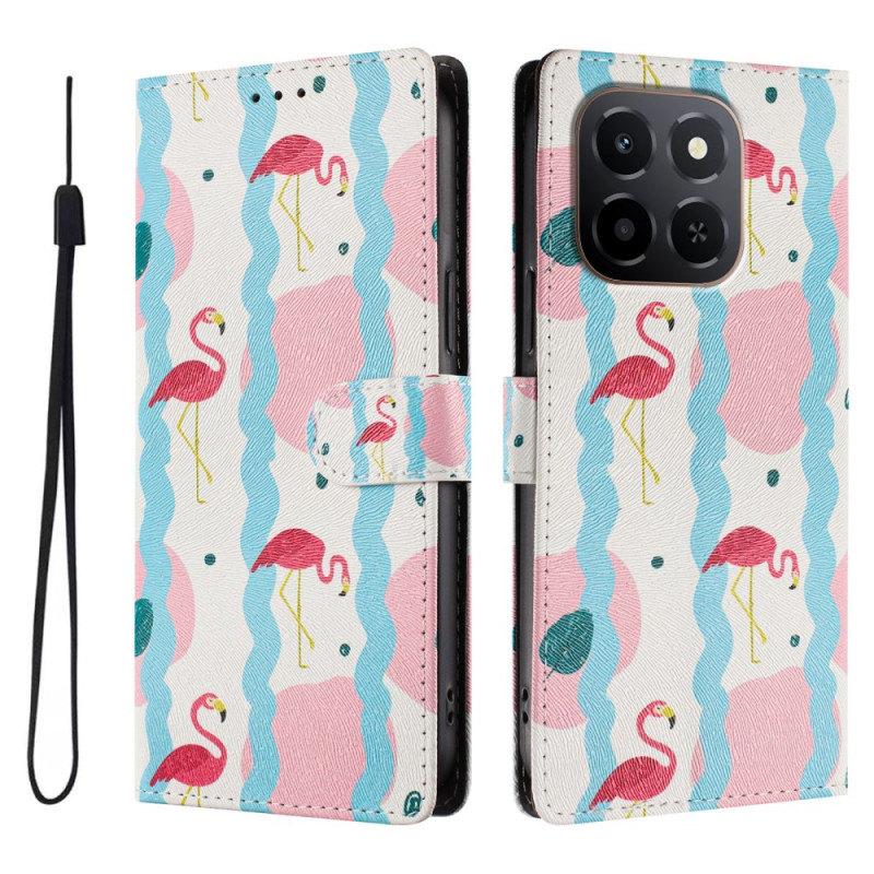 Capa para Honor X6c 4G / X5b / X5b Plus Rosa Flamingo