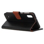 Samsung Galaxy A10 Cobertura Efeito Couro Brilhante Chic Samsung Galaxy A10 Cobertura Efeito Couro Brilhante Chic