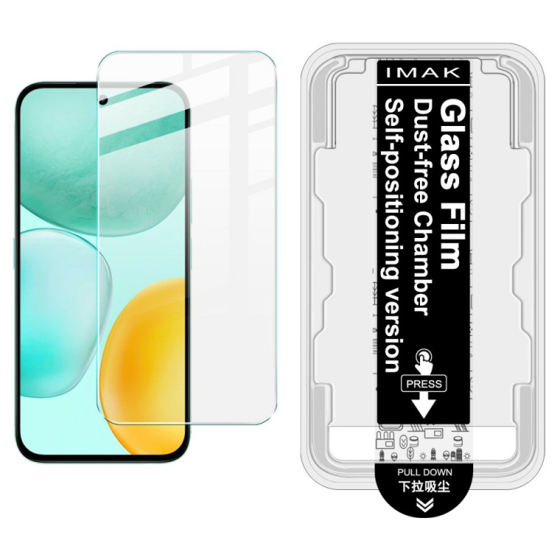 Protetor de ecrã de vidro temperado para Honor X6c 4G Kit de instalação