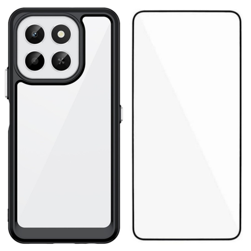 Capa híbrida Honor X6c 4G com proteção de ecrã