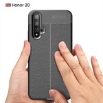 Linha dupla de efeito Honor 20 Lychee Case Lychee