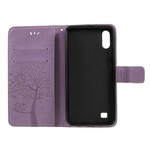 Samsung Galaxy A10 Capa para Árvores e Corujas Samsung Galaxy A10 Capa para Árvores e Corujas