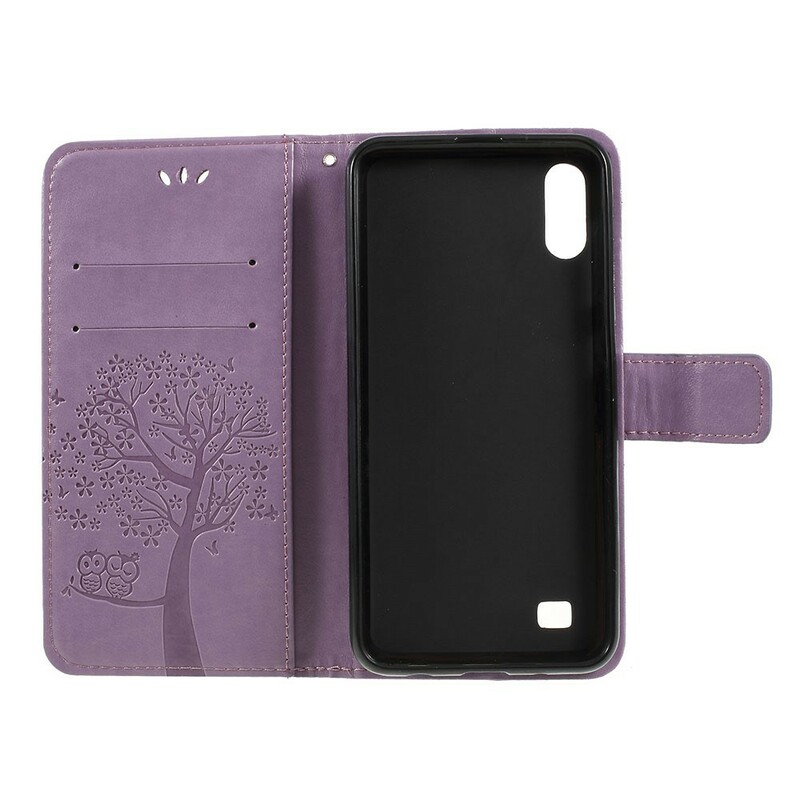 Samsung Galaxy A10 Capa para Árvores e Corujas Samsung Galaxy A10 Capa para Árvores e Corujas