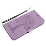Samsung Galaxy A10 Capa para Árvores e Corujas Samsung Galaxy A10 Capa para Árvores e Corujas