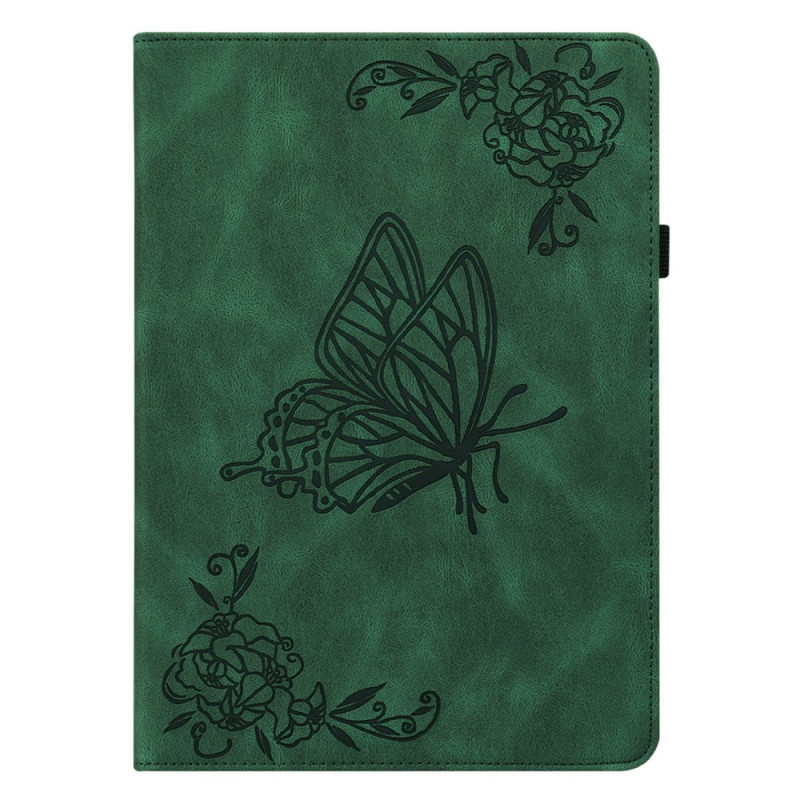 Capa Lenovo Tab M11 / K11 (11") - TB330 / TB331 Efeito camurça borboleta
