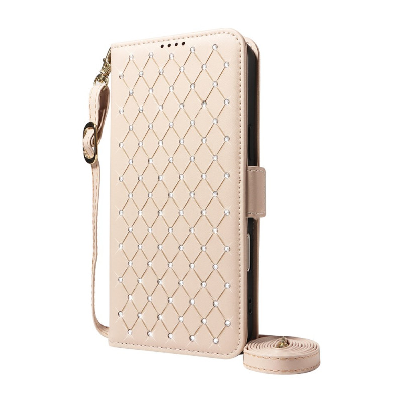Capa para iPhone 17E / 16E padrão Strass e Losange