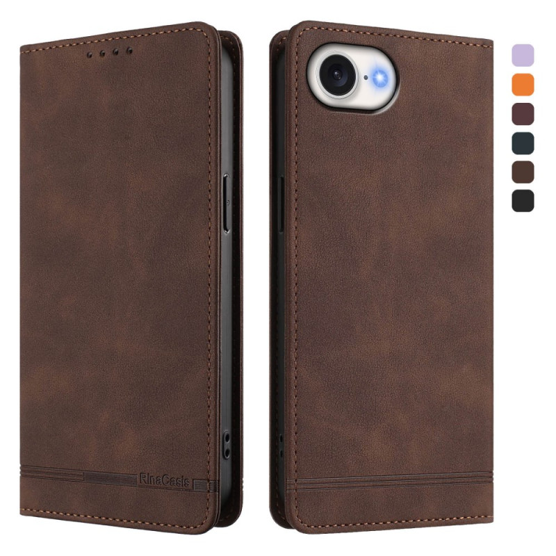 Capa Flip Cover iPhone 17E / 16E RINACASIS (proteção RFID)