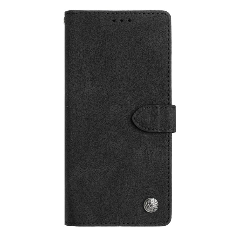 Capa para iPhone 17E / 16E Efeito camurça Rebite Deco