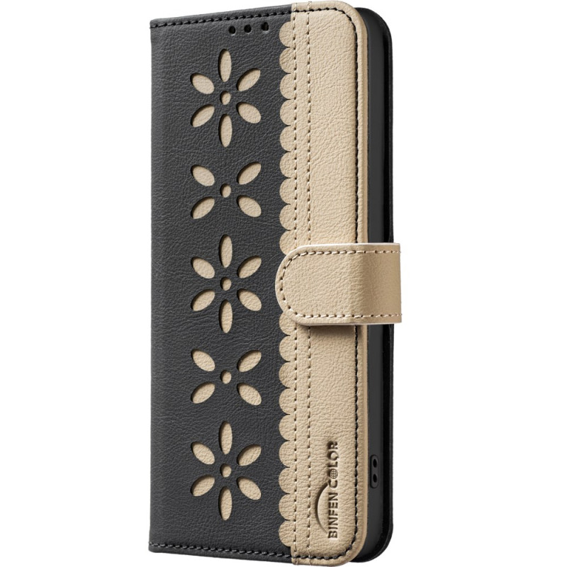 Capa iPhone 17E / 16E Florale BINFEN COLOR (bloqueio RFID)
