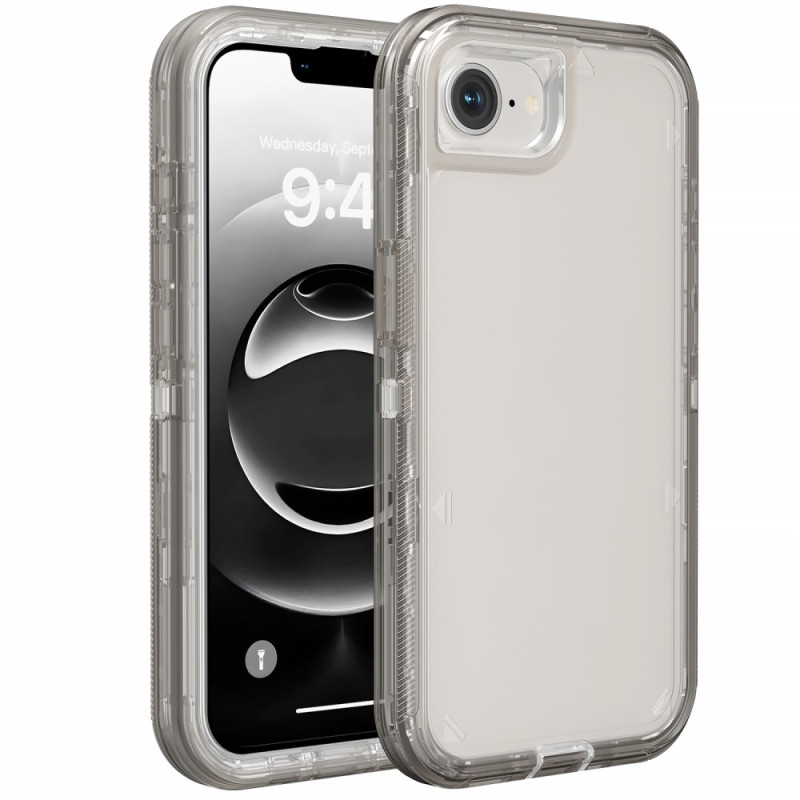 Capa amovível à prova de choque 3 em 1 para iPhone 17E / 16E