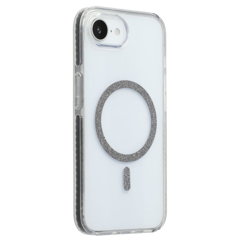 Capa para iPhone 17E / 16E Anel brilhante compatível com MagSafe