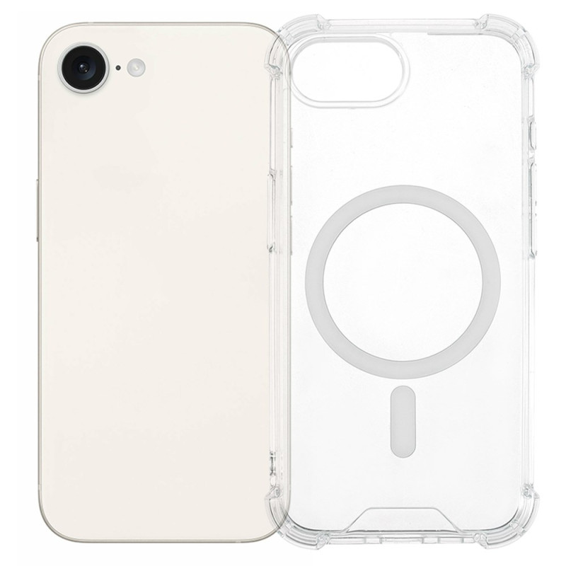 Capa transparente MagSafe compatível com iPhone 17E / 16E