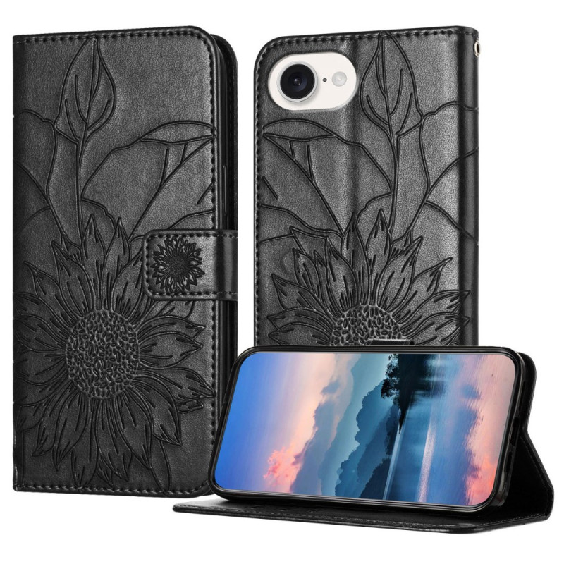Capa iPhone 17E / 16E Girassol Gravação