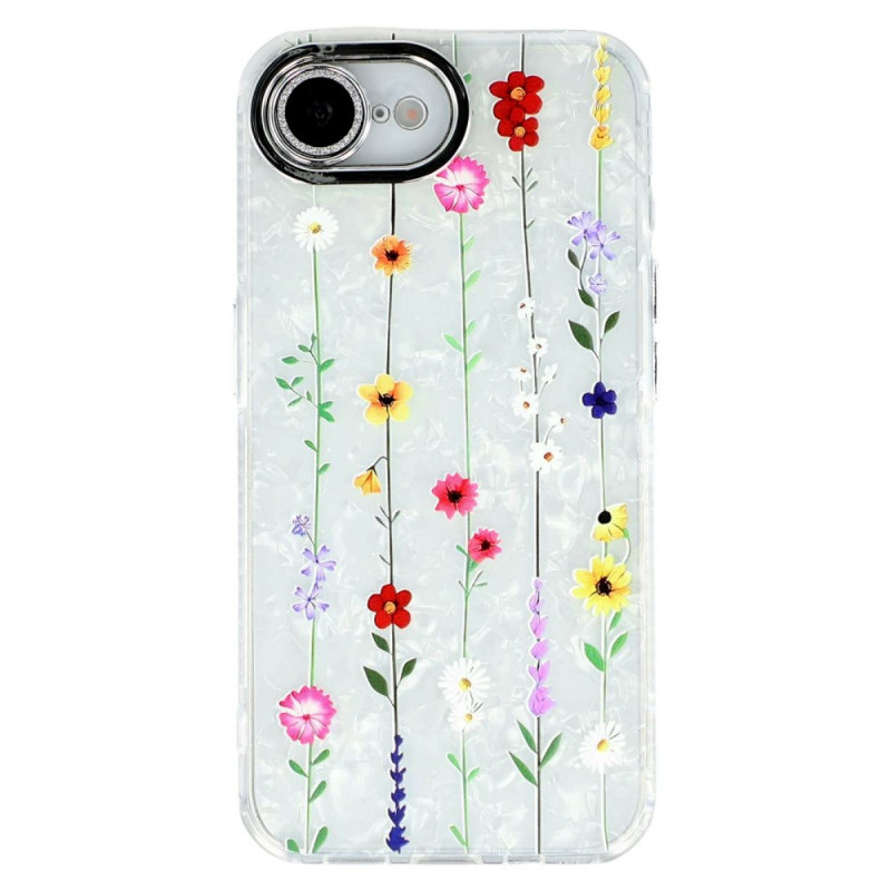 Capa híbrida para iPhone 17E / 16E Flores