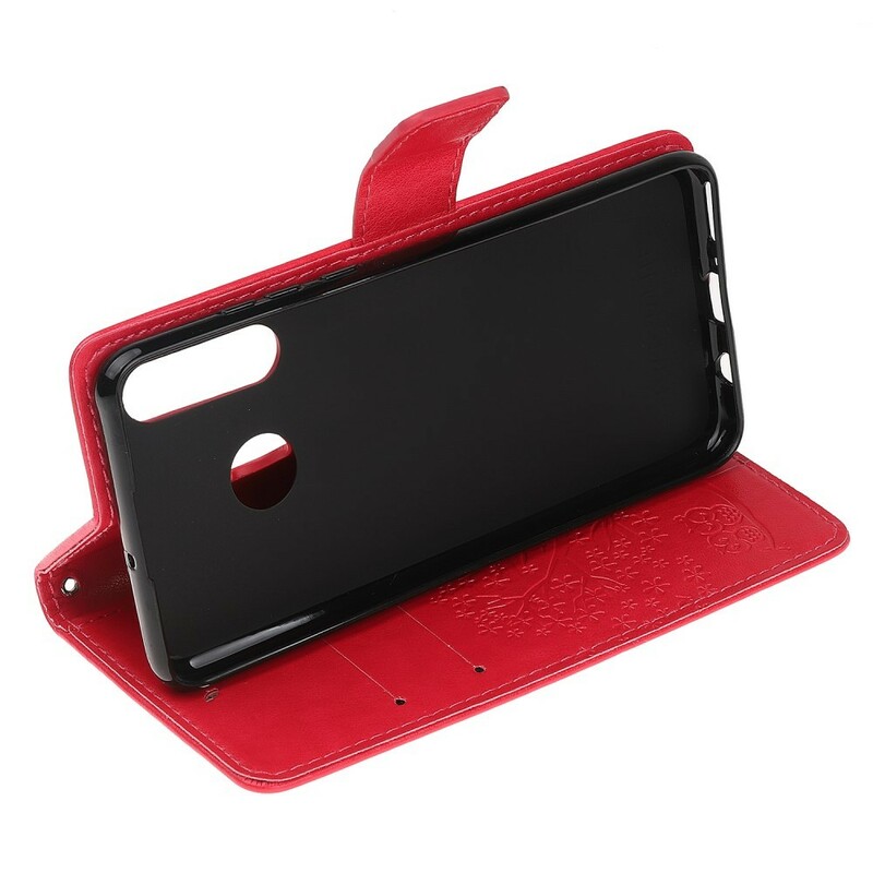 Capa Huawei P Árvore e Corujas com CordÃ£o Smart Z