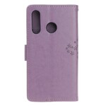 Capa Huawei P Árvore e Corujas com CordÃ£o Smart Z