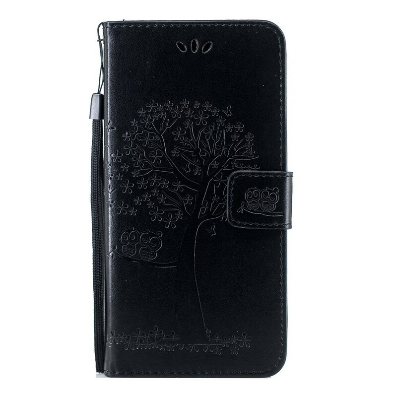 Capa Huawei P Árvore e Corujas com CordÃ£o Smart Z