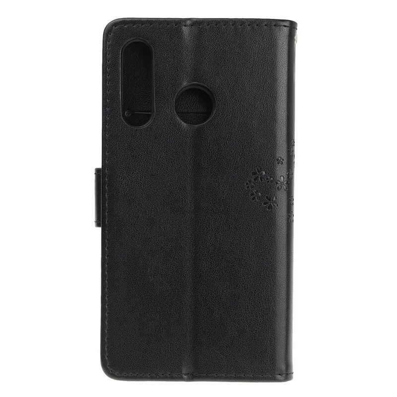 Capa Huawei P Árvore e Corujas com CordÃ£o Smart Z