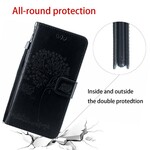 Capa Huawei P Árvore e Corujas com CordÃ£o Smart Z