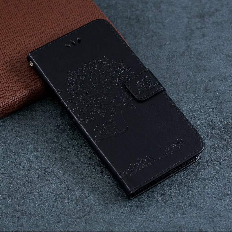 Capa Huawei P Árvore e Corujas com CordÃ£o Smart Z