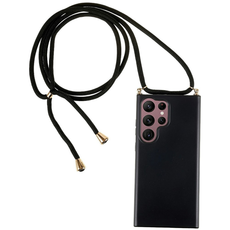 Coque à Cordon Samsung Galaxy S26 Ultra Paille de Blé