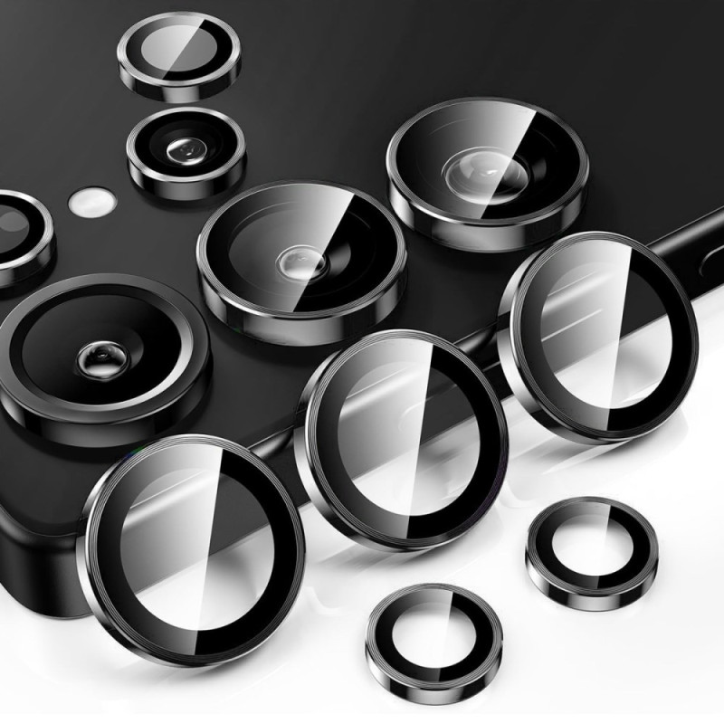 Lentille de Protection en Verre Trempé pour Samsung Galaxy S26 Ultra Anneaux Alliage ENKAY