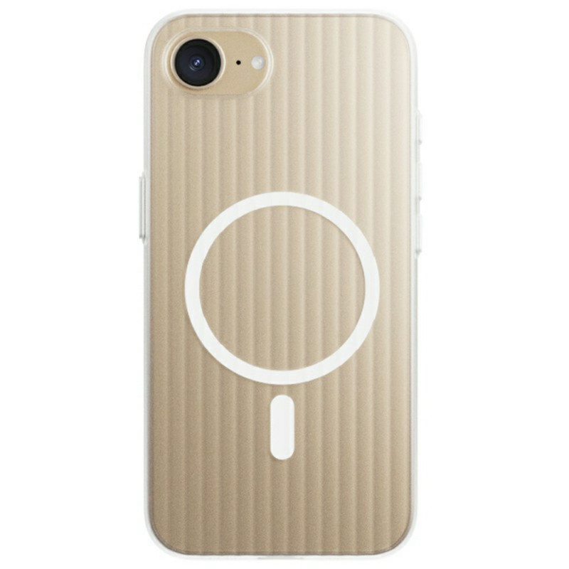 Capa para iPhone 17E / 16E compatível com MagSafe Textura ondulada