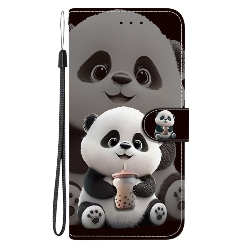 Capa iPhone 17E / 16E Panda Milk Tea