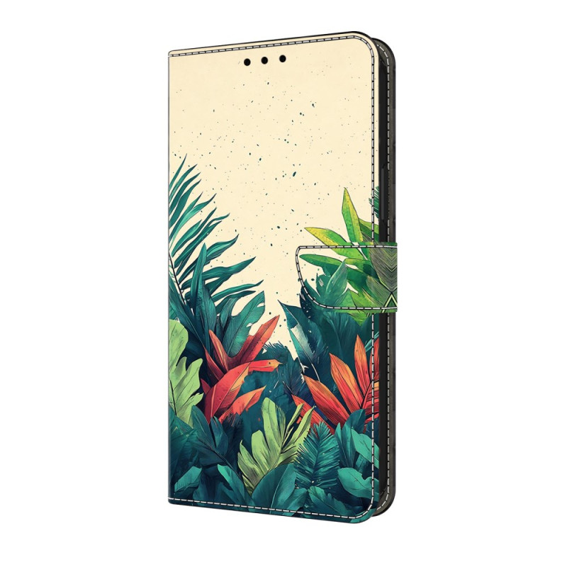 Capa para iPhone 17E / 16E Padrão de folhas