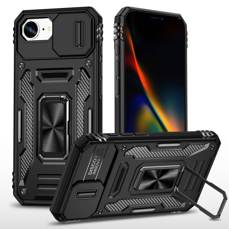 Capa robusta para iPhone 17E / 16E com proteção anti-queda e câmara deslizante