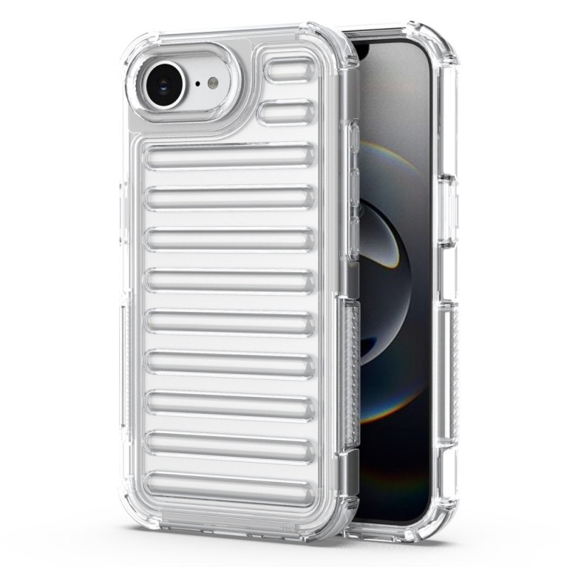 Capa antiderrapante destacável com riscas de design para iPhone 17E / 16E