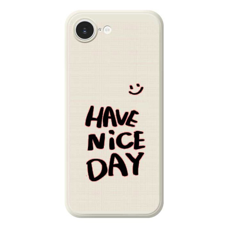 Capa iPhone 17E / 16E Straight Edge Have Nice Day