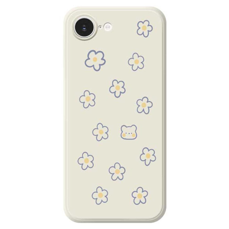 Capa iPhone 17E / 16E Urso Floral