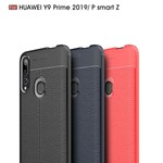 Capa de couro Huawei P Smart Z Litchi Linha dupla