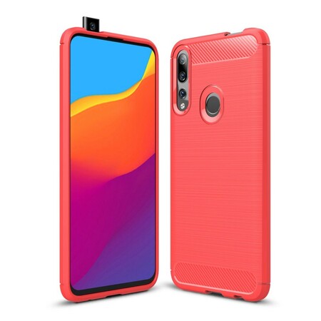 Capa de fibra de carbono escovada Huawei P Smart Z