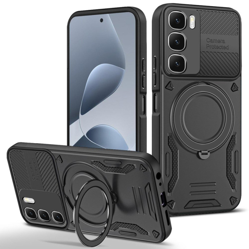 Capa magnética à prova de choque Infinix 60 5G / Hot 60i 4G com suporte