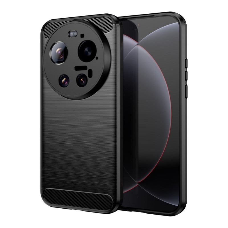 Capa de fibra de carbono escovada Xiaomi 17 Ultra