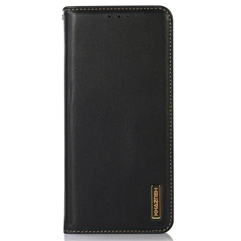 Capa flip OnePlus 15R em pele KHAZNEH