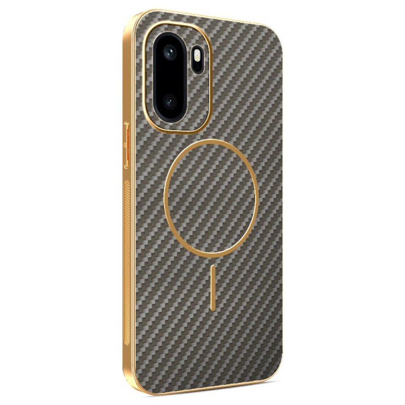 Capa com textura de fibra de carbono para OnePlus 15R