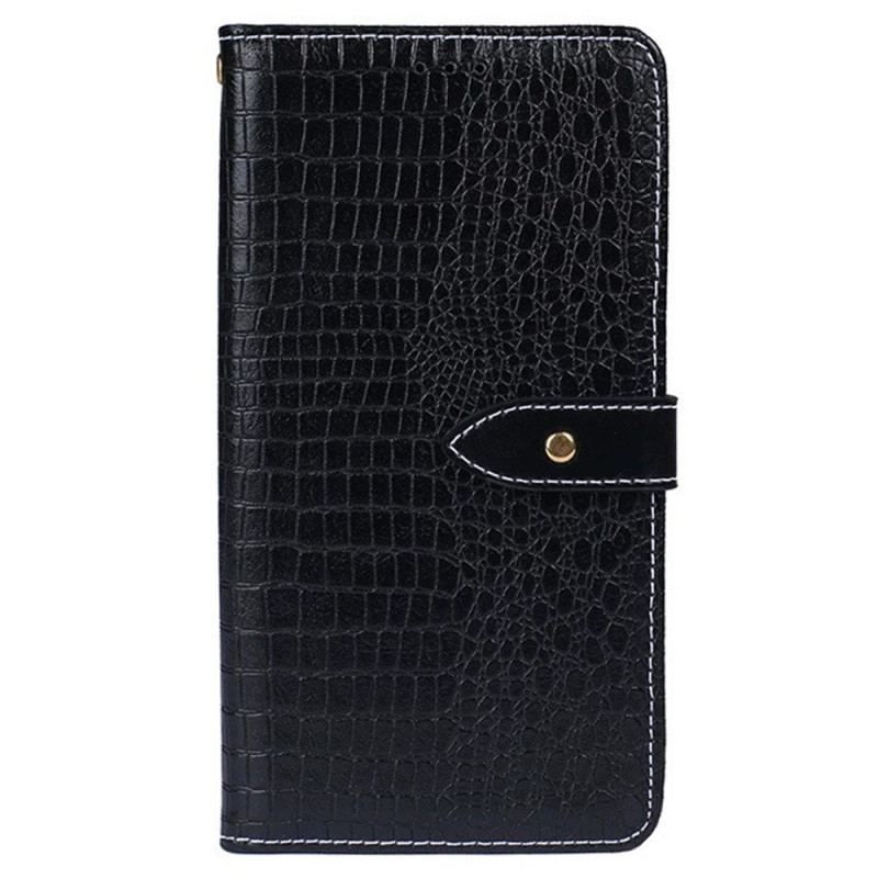 Capa OnePlus 15R com textura de crocodilo
