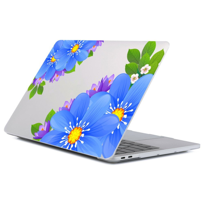 Capa para MacBook Air 13'' (2026) / (2025) / (2024) / (2022) Flores azuis