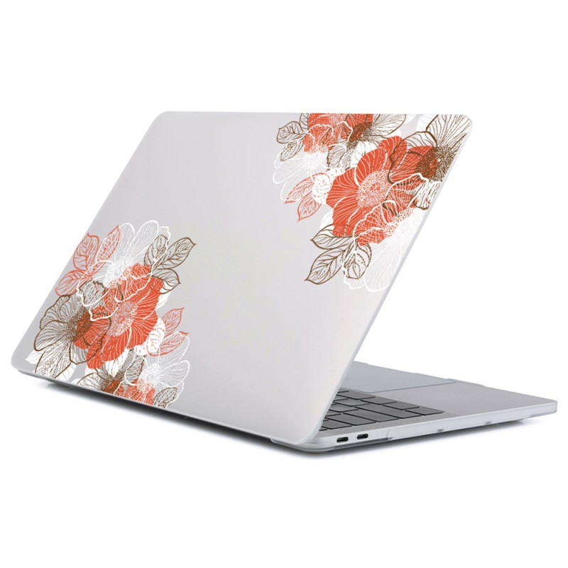 Capa para MacBook Air 13'' (2026) / (2025) / (2024) / (2022) Vermelho floral