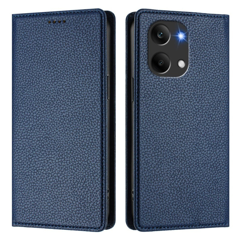 Capa Flip Poco X8 Pro Max 5G Efeito Couro Anti-RFID