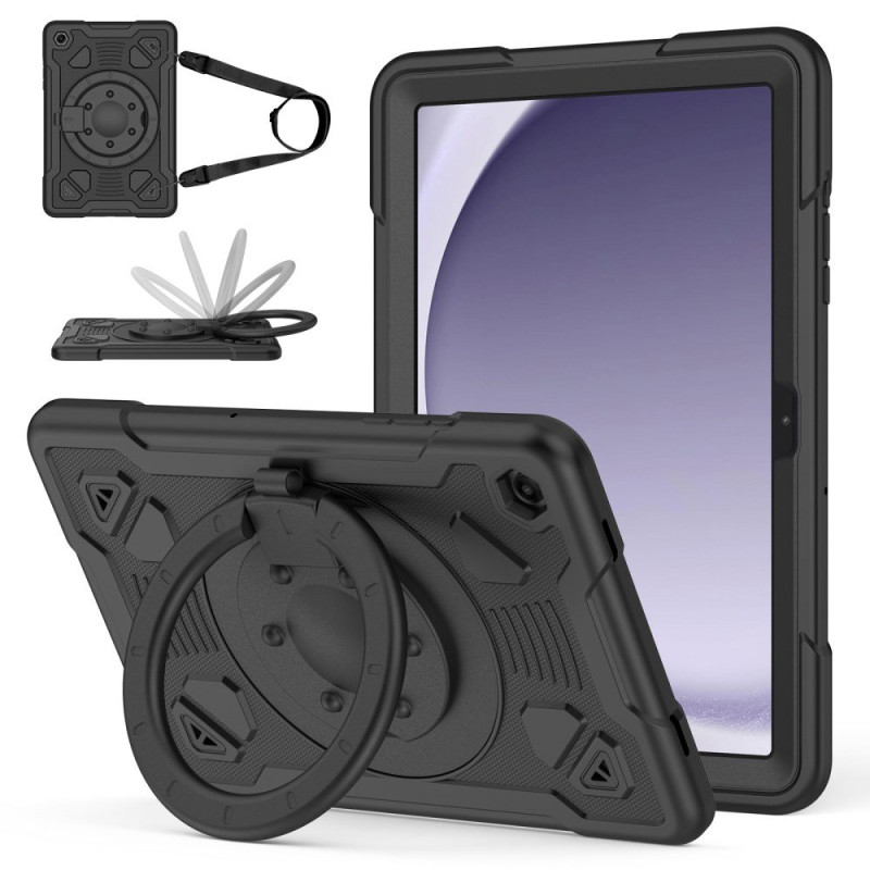 Capa ultra-resistente para Samsung Galaxy Tab A11 / Tab A9 com design Planet e alça de ombro