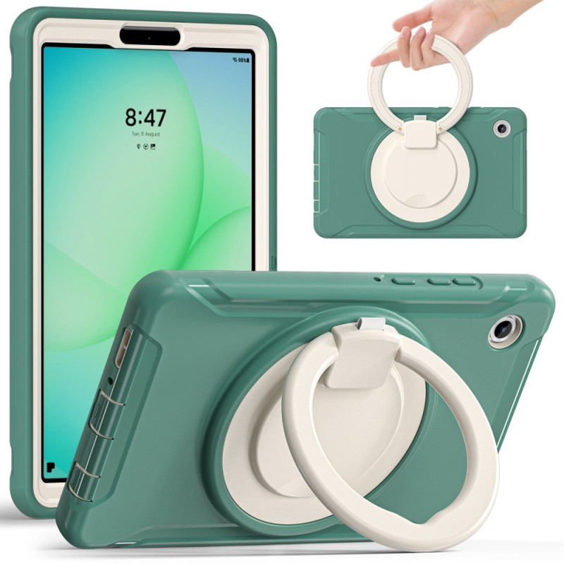 Capa para Samsung Galaxy Tab A11 com pega rotativa de 360° e suporte