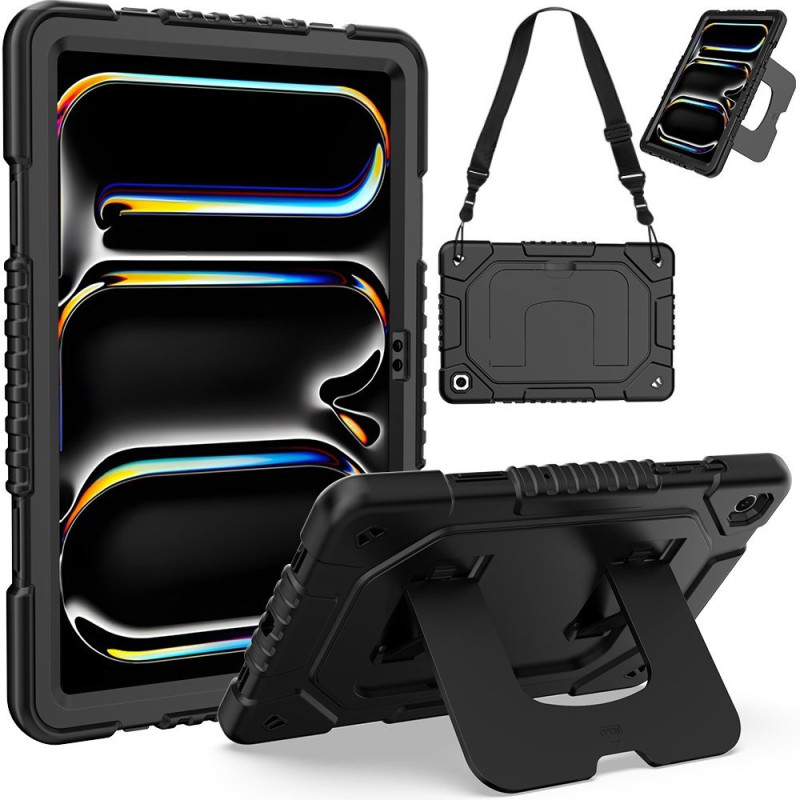 Capa rígida para Samsung Galaxy Tab A11 Plus / A9 Plus Suporte e alça de ombro